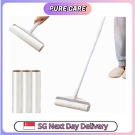 19cm/24cm Long Sticky Lint Roller Mop Lint Remover Lint Roller Standing Laundry Roller