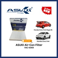 ASUKI Air-Con Cabin Filter Honda Civic Fn2 (Type R) Fn4 Spare Part FAC-5069