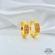 Fancy Jewellery Emas 916 Cincin Sempoa Emas 916 tulen Bajet Emas 916
