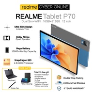 🔥2024 NEW🔥Realme Pad/Tablet P70 12Inch Android 12 Cellulor [16GB RAM 512GB ROM] Android Tablet Cellular Dual SIM 4G LTE WiFi 2.4/5G