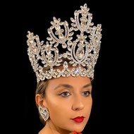 Levery Diamond Crown European Style Big Crown Beauty Miss Pageant
