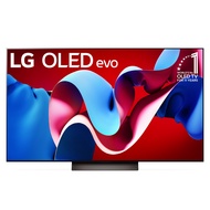 LG 55-Inch Class OLED evo C4 Series Smart TV 4K Processor Flat Screen with Magic Remote AI-Powered w