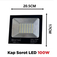 Lampu Led sorot HATTASU / Lampu LED Sorot tembak Floodlight Outdoor taman SMD 100W 100watt