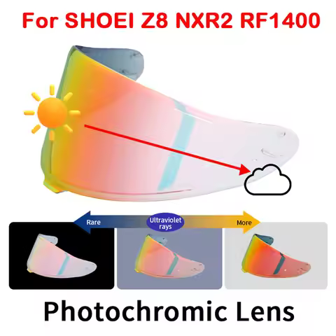 Photochromic Visor for SHOEI RF1400 RF-1400 NXR2 CWR-F2 Z8 CWR-F2R X15 X-15 X-Fifteen X-SPR Pro Auto