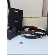 1: 1 Original Standard Real Shot, Ready Stock New Style ysl Genuine Leather Ladies Belt Fashionable 