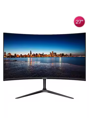 27 inch curved screen 3000R 1920X1080 1K 75Hz 2ms HDMI+VGA desktop monitor display LCD monitor 27" V