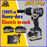 💰1380Nm Electric Wireless Impact Wrench Heavy-Duty Brushless High-Power Driven Ratchet Socket Wrench