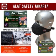 Carbon Short Type Active Mask