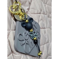 MBTI keychain black mouse custom keyring