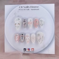 Fake Nails/Fake Nails/Press On Nails/Handmade - Y2K Style