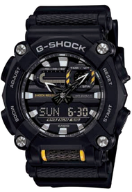 Casio G-Shock นาฬิกาข้อมือผู้ชาย สายเรซิ่น รุ่น  GA-900GA-900-1GA-900-1A - สีดำ