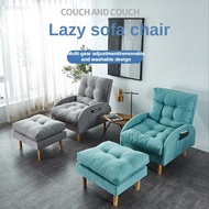 Foldable Sofa Chair Lazy Sofa Tatami Single Family Leisure Armchair Bedroom Lounge Chair huixiang2.sg