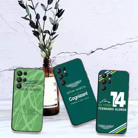 Aston Martin F1 Phone Case For Samsung S 24 Fe 25 Ultra Plus 20 Lite 21 30 22 23 24 22 Ultra 5G Fund