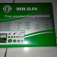 HOLE SAW mr DIY 13 PCS.mata bor pelubang kayu