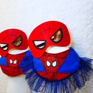 蜘蛛俠spiderman spiderwoman 造型頸飾 寵物 圍巾 貓犬