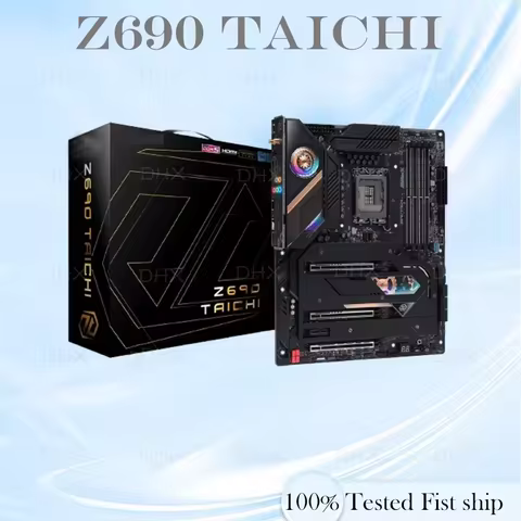 For Asrock Z690 TAICHI Motherboard 192GB HDMI PCI-E5.0 ATX Z690 Mainboard M.2 LGA 1700 DDR5 100% Tes