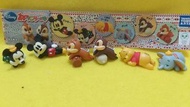 迪士尼睡眠公仔，小熊維尼，奇奇蒂蒂，米奇米妮，小飛象，造型擺設，全套六款全新出售！