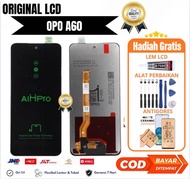 Lcd Original Opo A60 Fullset Touchscreen Gratis lem obeng antigores