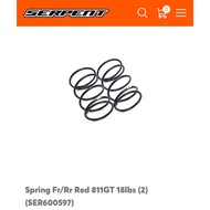 Serpent Spring FR/RR Red 811 GT 18Lbs (600597)