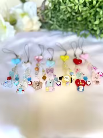 BT21BTS Charms for phones, air pods, keys, purses and backpacks