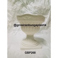 Pot Bunga/pot Plastik/pot Dekorasi/pot Piala Gbp268 Sedang Kecil