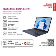LENOVO IDEAPAD SLIM 3 15IRH10 83K100CMMJ/83K100CNMJ LAPTOP (I5-13420H, 16GB RAM, 512GB SSD,INTEL,15.
