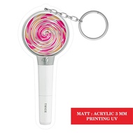 GANTUNGAN Lightstick Twice Candy Bong Z Infinity Acrylic Keychain