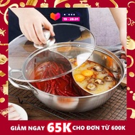 Nồi lẩu inox 2 ngăn Hotpot 30 cm