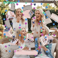 TN5WC4 Surprise Jumping Gift Box, Romantic Handmade Folding Bouncy Box, Novelty Gift Preassembled De