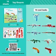 Origami Paper Handicrafts Kit - 10/36/37 Sheets Educational STEM Handmade Toys DIY Art Games for Ch