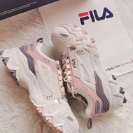 全新Fila sneakers老爹鞋 女裝悠閒鞋波鞋運動鞋休閒鞋鞋子sport shoes sportty wearing出街返工返學輕便舒服鞋生日禮物送禮節日禮物birthday gifts 香芋色