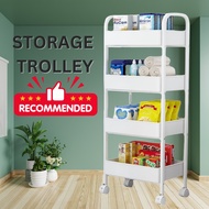 3/4/5 Tier Kitchen Storage/ Kitchen Shelves/ Snack Trolley/ Movable Shelves Kitchen Rack With Wheels