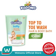 Kodomo Top To Toe Aloe Vera Refill 450ml