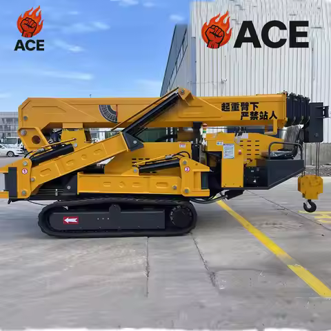 Euro5 spider crane 3t customize Spider Crawler Crane 3 ton 5 ton 10 ton Telescopic Boom mini Spider 