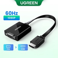 UGREEN HDMI to VGA Adapter Converter with 3.5mm Audio Jack up to 1080P