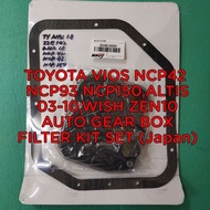 TOYOTA VIOS NCP42 NCP93 NCP150,ALTIS 03-10,WISH ZEN10 AUTO GEAR BOX FILTER KIT SET