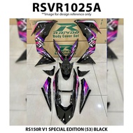 Rapido Cover Set Honda RS150R V1 V2 V3 Special Edition (53) Black White Purple Blue Accessories Motor Bodyset Limited