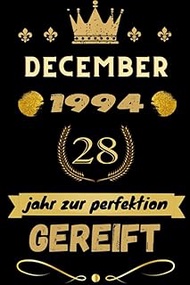 December 1994 Vintage 28 Geburtstag Geschenke - Notizbuch: lustige geschenke für 28 geburtstag Mann 