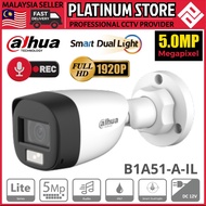 DAHUA 5.0MP B1A51-A-IL SMART DUAL LIGHT NIGHT AI 5MP 1920P OUTDOOR CCTV BULLET CVI CAMERA IP67 AUDIO