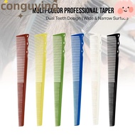 PONGUX Barber Side Corners Fade Combs, Heat Resistant Smooth Tapered Haircut Combs,  Styling Tools D