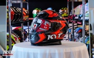 หมวกกันน็อค KYT HELMETS NZ RACE CARBON COMPETITION RED