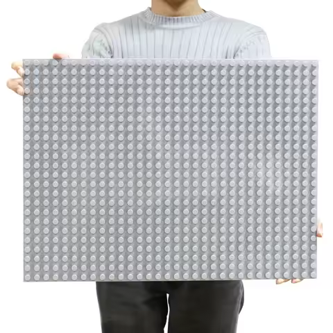 24x32 Dots Large Base Plate, Big Size Building Block Base Board, Duplo Compatible Brick Baseplate fo
