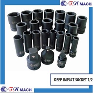 SYG 1/2" SQ DR.LONG DEEP IMPACT SOCKET-6PT (LONG)(BOX SOCKET)27MM-46MM