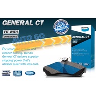 Bendix GCT Honda CIVIC EDIX 1.7 STREAM 1.7 Brake Pad (FRONT) - DB1286GCT