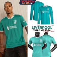 Liverpool Third Kit Jersey 2025-26 Player Fans Issue Liverpool 3rd Kit Away Home Premier League EPL 