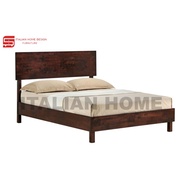 Italian Home Queen Bed Frame / Katil Kayu