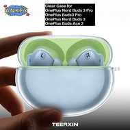for OnePlus Buds Ace 2 / Buds3 Pro Case Protective Transparent Clear TPU Covers OnePlus Nord Buds 3 