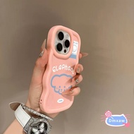 Simple Line Elephant 3D Wave Matte Phone Case For Realme Narzo N65 N63 N55 N53 70 70X 60 Pro 60X 50 