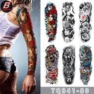 Full Arm Waterproof Tattoo Decal Arm Beautiful Lion Big Arm Tattoo Sticker tattoo26.4.27