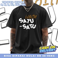Distro T-Shirt Oblong Idgitaf One One T-Shirt Combed 24s Short Sleeve Unisex